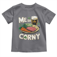 Funny St Patricks Day Me So Corny Toddler T Shirt Stout Irish Corned Beef