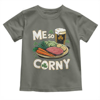 Funny St Patricks Day Me So Corny Toddler T Shirt Stout Irish Corned Beef