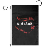 Funny 6432 67 Baseball Garden Flag Double Play Outs Baseball Player