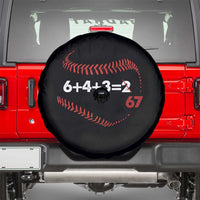 Funny 6432 67 Baseball Spare Tire Cover Double Play Outs Baseball Player