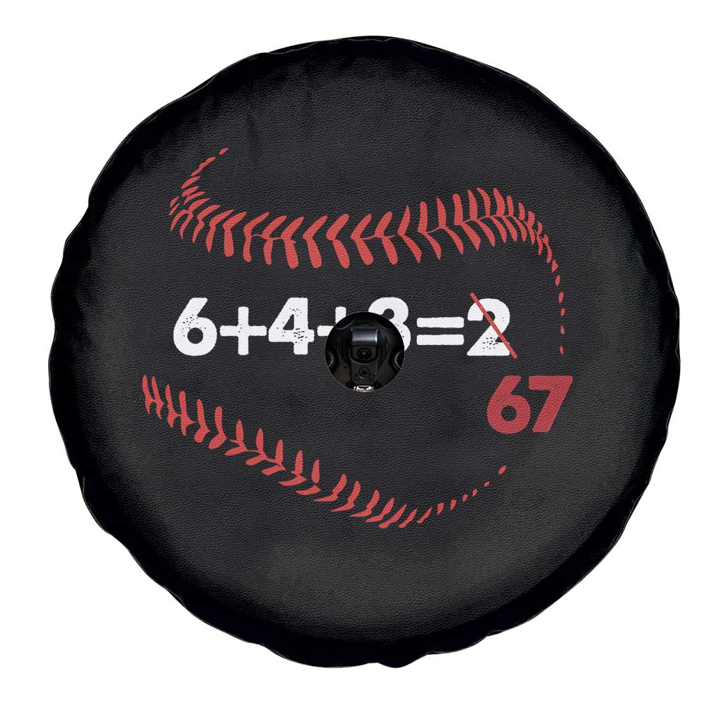 Funny 6432 67 Baseball Spare Tire Cover Double Play Outs Baseball Player