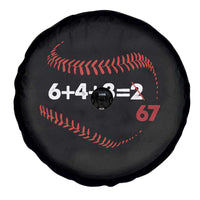 Funny 6432 67 Baseball Spare Tire Cover Double Play Outs Baseball Player