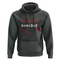 Funny 6432 67 Baseball Hoodie Double Play Outs Baseball Player