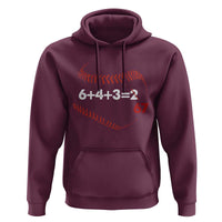 Funny 6432 67 Baseball Hoodie Double Play Outs Baseball Player