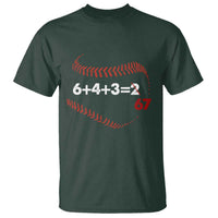 Funny 6432 67 Baseball T Shirt Double Play Outs Baseball Player