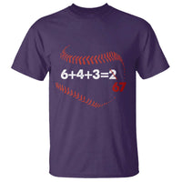 Funny 6432 67 Baseball T Shirt Double Play Outs Baseball Player