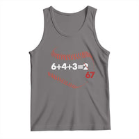 Funny 6432 67 Baseball Tank Top Double Play Outs Baseball Player