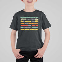 Everything Is Fine Trust Your Government T Shirt For Kid Retro Political Statement