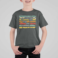 Everything Is Fine Trust Your Government T Shirt For Kid Retro Political Statement