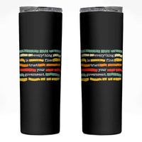 Everything Is Fine Trust Your Government Skinny Tumbler Retro Political Statement