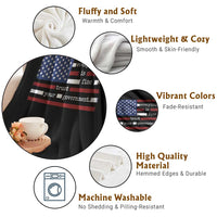 Everything Is Fine Trust Your Government Throw Blanket Funny Political American Flag