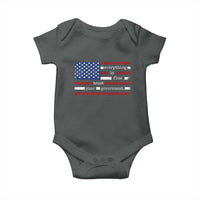 Everything Is Fine Trust Your Government Baby Onesie Funny Political American Flag