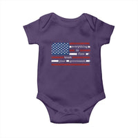 Everything Is Fine Trust Your Government Baby Onesie Funny Political American Flag