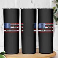 Everything Is Fine Trust Your Government Skinny Tumbler Funny Political American Flag