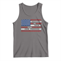 Everything Is Fine Trust Your Government Tank Top Funny Political American Flag