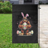 Funny Bigfoot Easter Day Bunny Sasquatch Egg Garden Flag