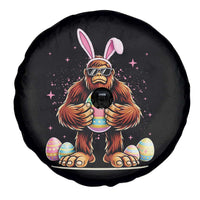 Funny Bigfoot Easter Day Bunny Sasquatch Egg Spare Tire Cover