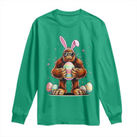 Funny Bigfoot Easter Day Bunny Sasquatch Egg Long Sleeve Shirt