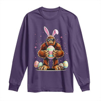 Funny Bigfoot Easter Day Bunny Sasquatch Egg Long Sleeve Shirt