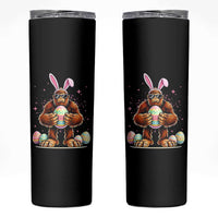 Funny Bigfoot Easter Day Bunny Sasquatch Egg Skinny Tumbler
