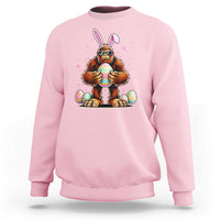Funny Bigfoot Easter Day Bunny Sasquatch Egg Sweatshirt