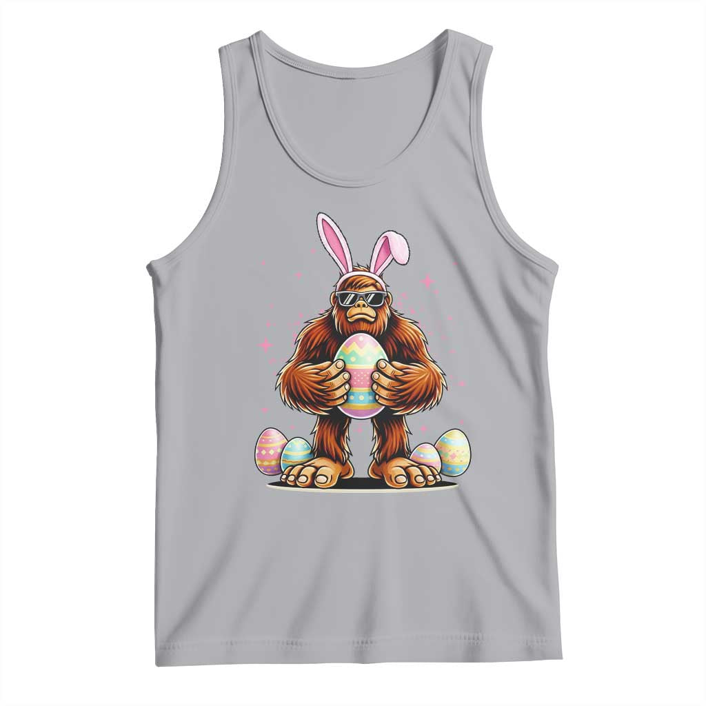 Funny Bigfoot Easter Day Bunny Sasquatch Egg Tank Top