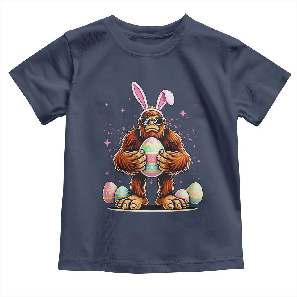 Funny Bigfoot Easter Day Bunny Sasquatch Egg Toddler T Shirt