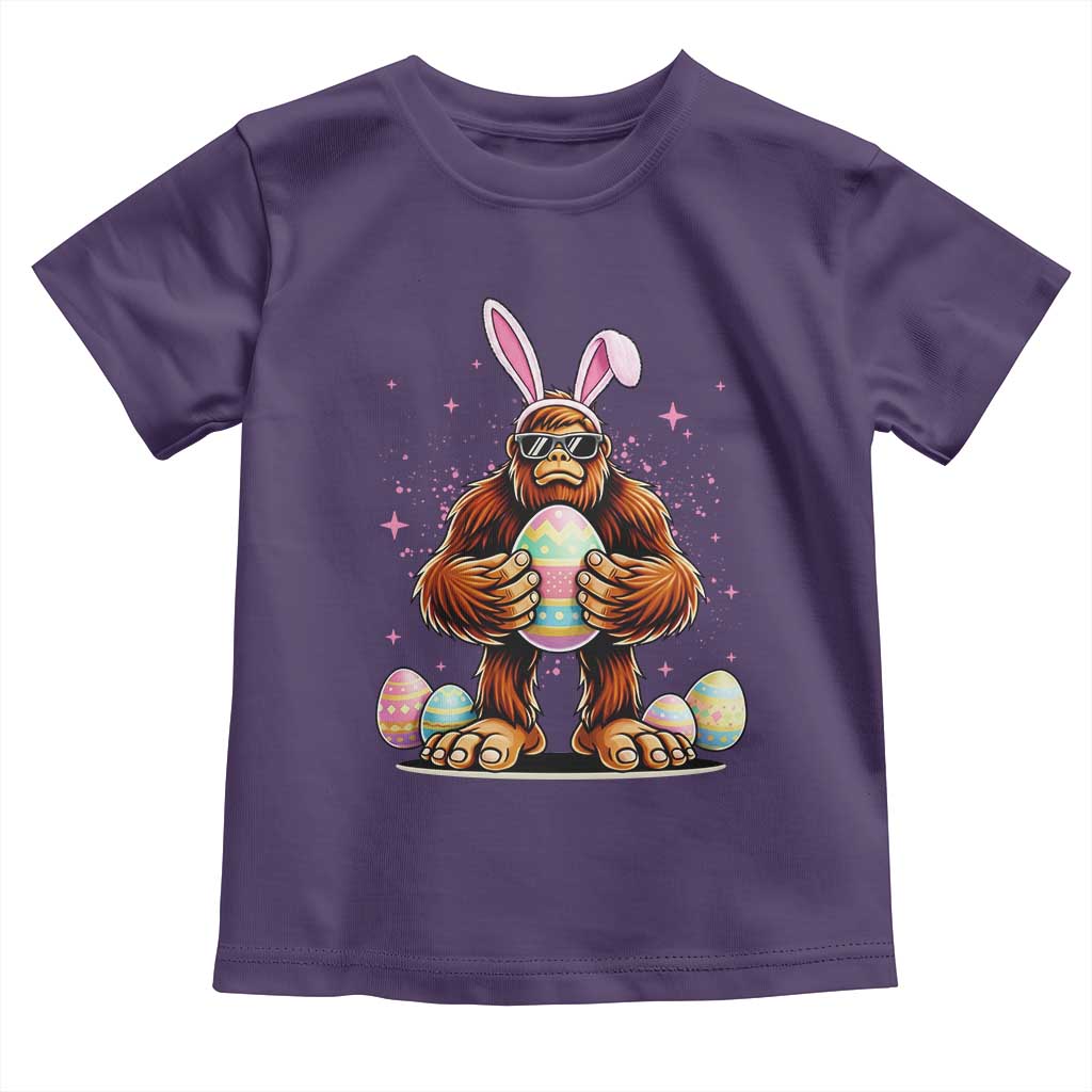 Funny Bigfoot Easter Day Bunny Sasquatch Egg Toddler T Shirt