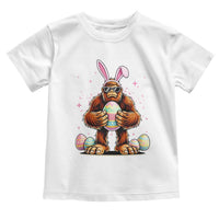 Funny Bigfoot Easter Day Bunny Sasquatch Egg Toddler T Shirt