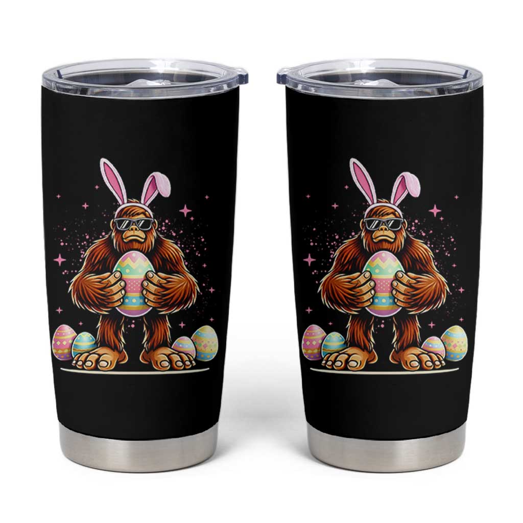 Funny Bigfoot Easter Day Bunny Sasquatch Egg Tumbler Cup