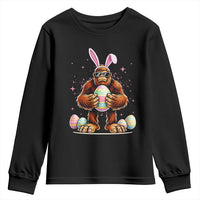 Funny Bigfoot Easter Day Bunny Sasquatch Egg Youth Sweatshirt