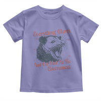 Everything Hurts And I Am Mad At The Government Toddler T Shirt Funny Burnout Possum