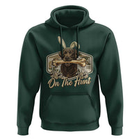 Funny Egg Hunter Hoodie On The Hunt Camo Easter Labrador Dog