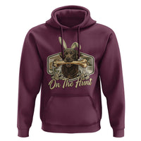 Funny Egg Hunter Hoodie On The Hunt Camo Easter Labrador Dog