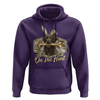 Funny Egg Hunter Hoodie On The Hunt Camo Easter Labrador Dog