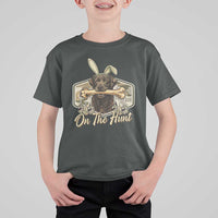 Funny Egg Hunter T Shirt For Kid On The Hunt Camo Easter Labrador Dog