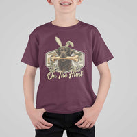 Funny Egg Hunter T Shirt For Kid On The Hunt Camo Easter Labrador Dog