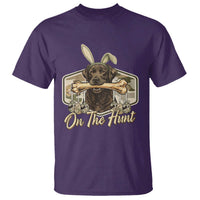 Funny Egg Hunter T Shirt On The Hunt Camo Easter Labrador Dog