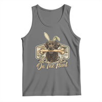 Funny Egg Hunter Tank Top On The Hunt Camo Easter Labrador Dog
