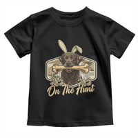 Funny Egg Hunter Toddler T Shirt On The Hunt Camo Easter Labrador Dog
