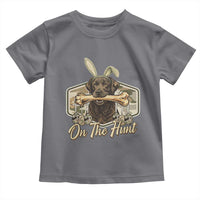 Funny Egg Hunter Toddler T Shirt On The Hunt Camo Easter Labrador Dog