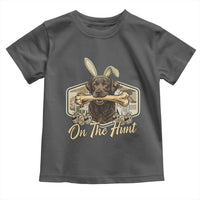 Funny Egg Hunter Toddler T Shirt On The Hunt Camo Easter Labrador Dog