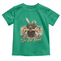 Funny Egg Hunter Toddler T Shirt On The Hunt Camo Easter Labrador Dog
