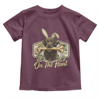 Funny Egg Hunter Toddler T Shirt On The Hunt Camo Easter Labrador Dog