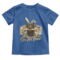 Funny Egg Hunter Toddler T Shirt On The Hunt Camo Easter Labrador Dog