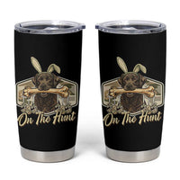 Funny Egg Hunter Tumbler Cup On The Hunt Camo Easter Labrador Dog