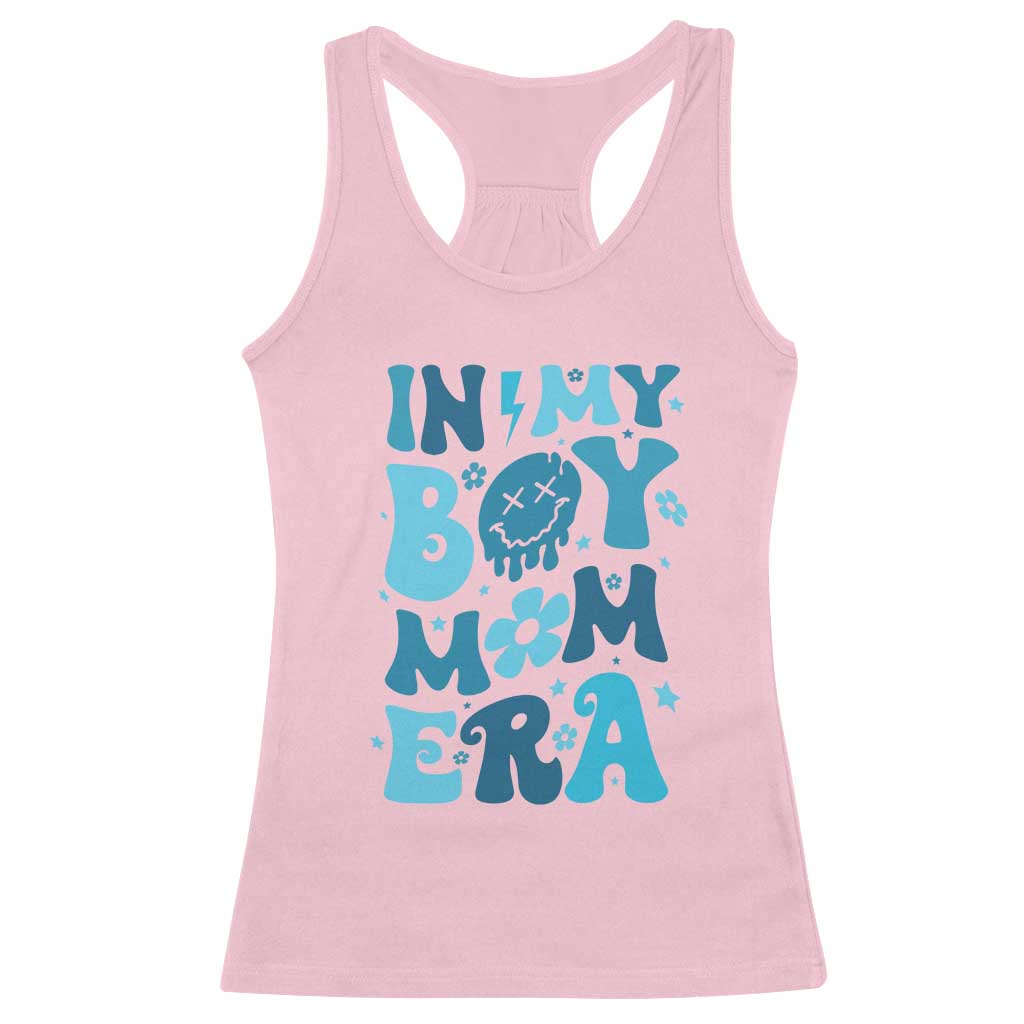 Funny In My Boy Mom Era Racerback Tank Top Mother's Day