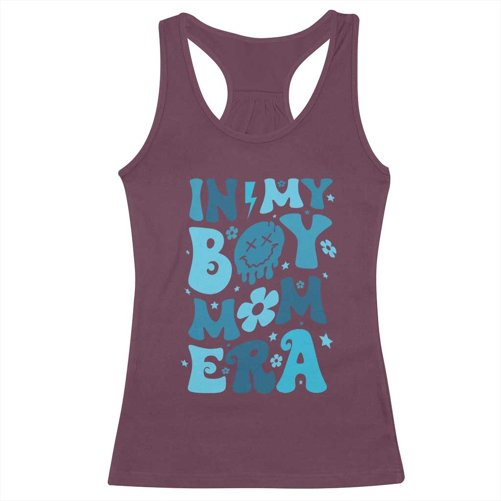 Funny In My Boy Mom Era Racerback Tank Top Mother's Day
