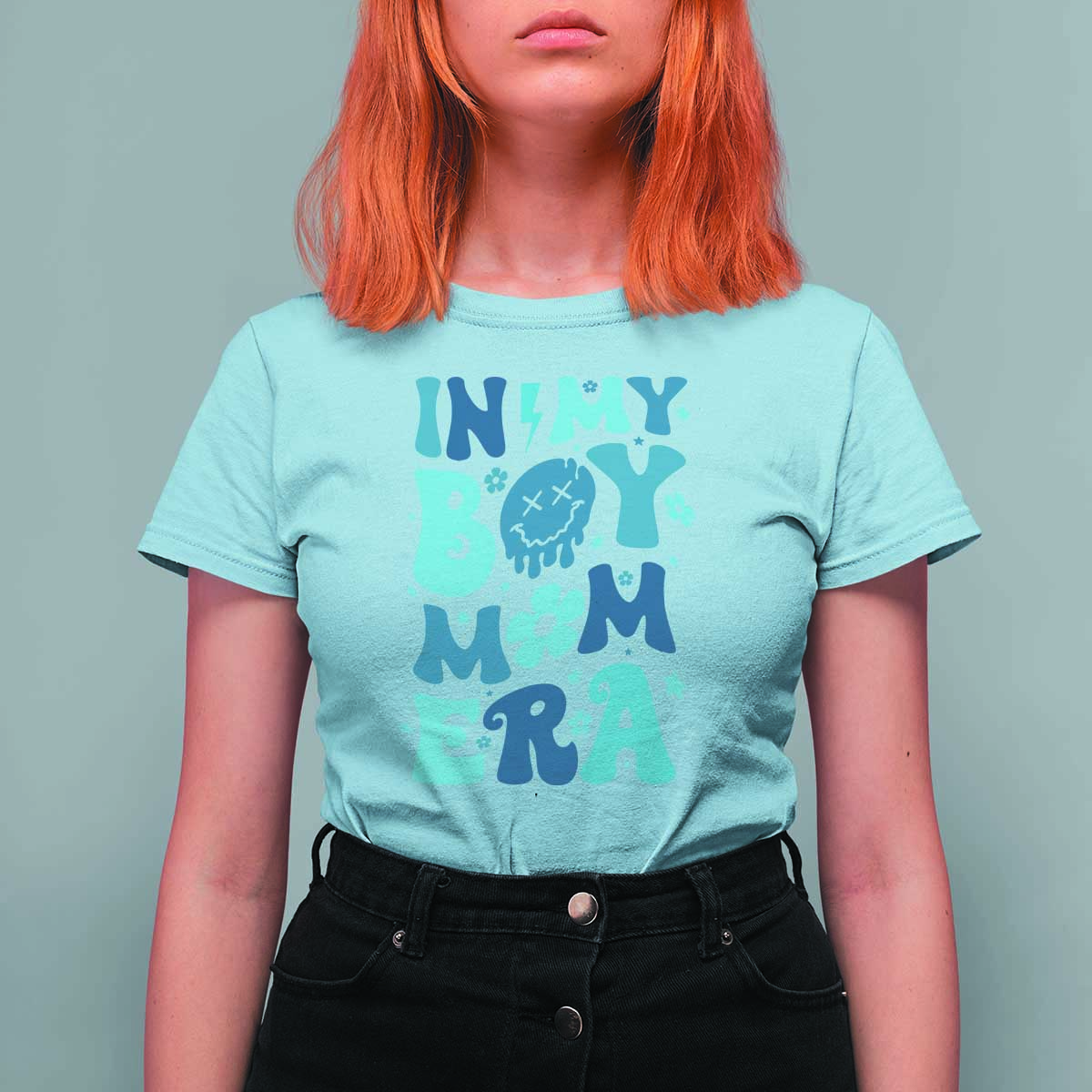 Funny In My Boy Mom Era T Shirt For Women Mother's Day