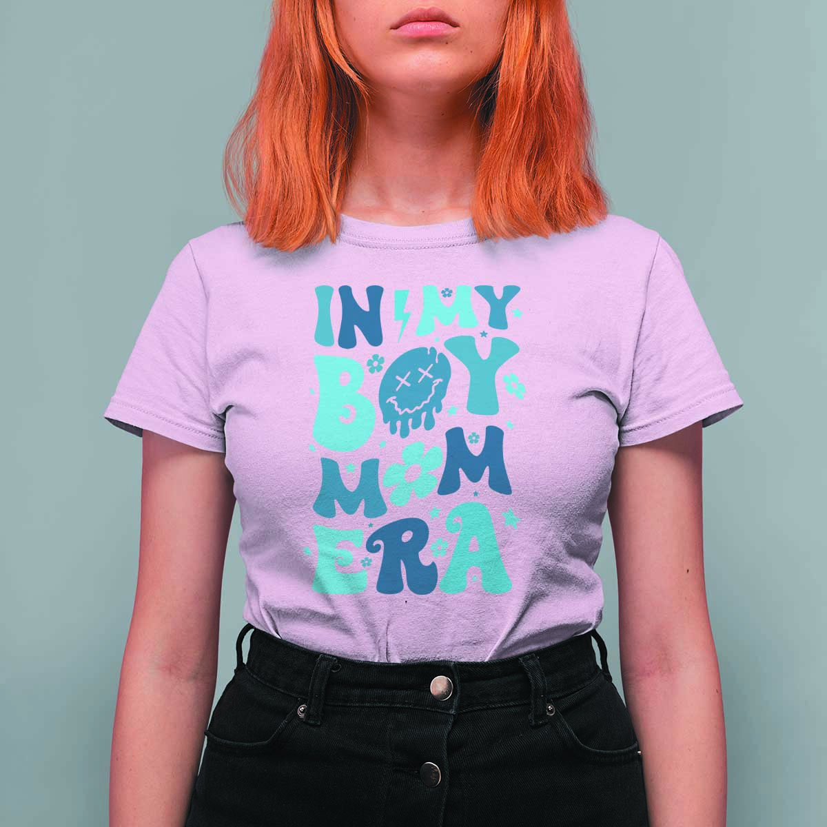 Funny In My Boy Mom Era T Shirt For Women Mother's Day